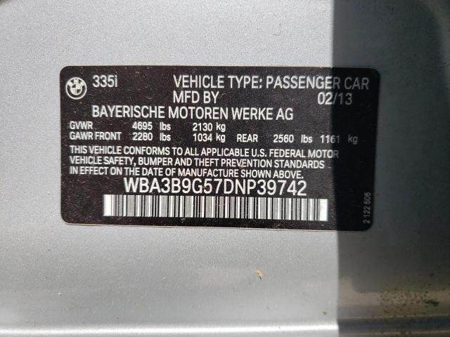 Photo 10 from auction – 2013 BMW 335 XI with VIN WBA3B9G57DNP39742