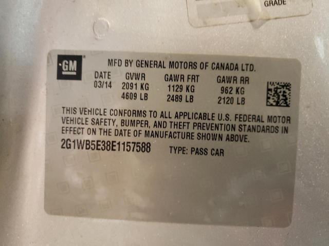 Photo 10 from auction – 2014 CHEVROLET IMPALA LIM with VIN 2G1WB5E38E1157588