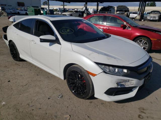 HONDA CIVIC EX 2018 with VIN 19XFC2F76JE200486 - Photo from auction