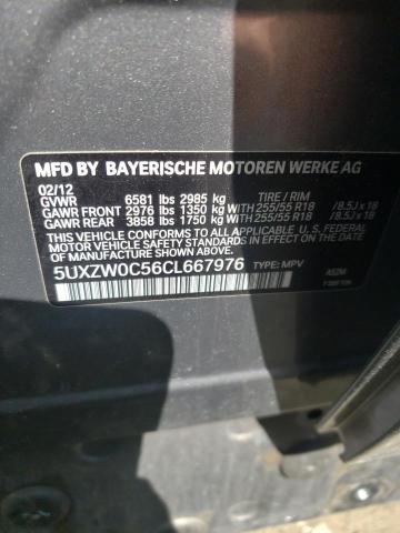 Photo 10 from auction – 2012 BMW X5 XDRIVE3 with VIN 5UXZW0C56CL667976