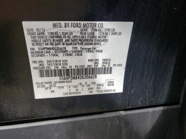 Photo 10 from auction – 2013 FORD TAURUS POL with VIN 1FAHP2M84DG206628
