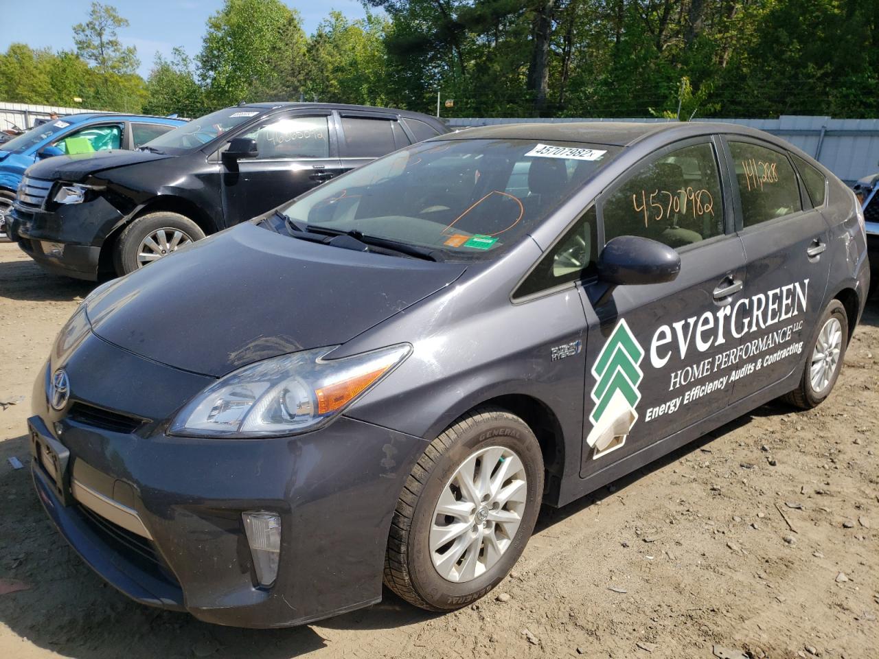 Photo 2 from auction – 2013 TOYOTA PRIUS PLUG with VIN JTDKN3DP3D3045960