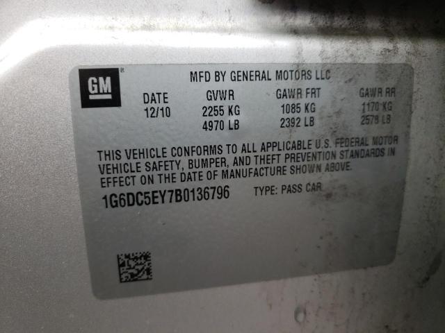 Photo 10 from auction – 2011 CADILLAC CTS with VIN 1G6DC5EY7B0136796