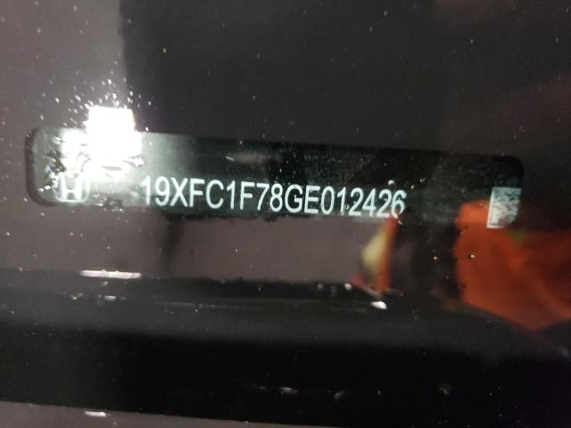 Photo 10 from auction – 2016 HONDA CIVIC EXL with VIN 19XFC1F78GE012426