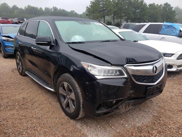 ACURA MDX 2016 with VIN 5FRYD4H27GB025623 - Photo from auction