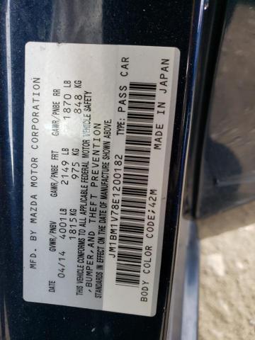 Photo 10 from auction – 2014 MAZDA 3 TOURING with VIN JM1BM1V78E1200182