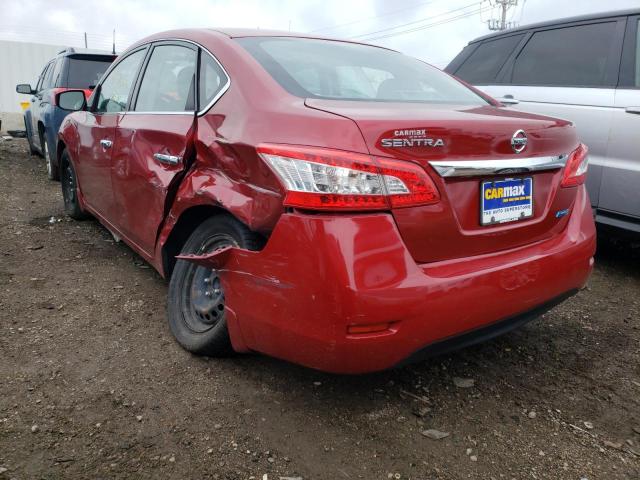 Photo 3 from auction – 2014 NISSAN SENTRA S with VIN 3N1AB7AP2EY268048