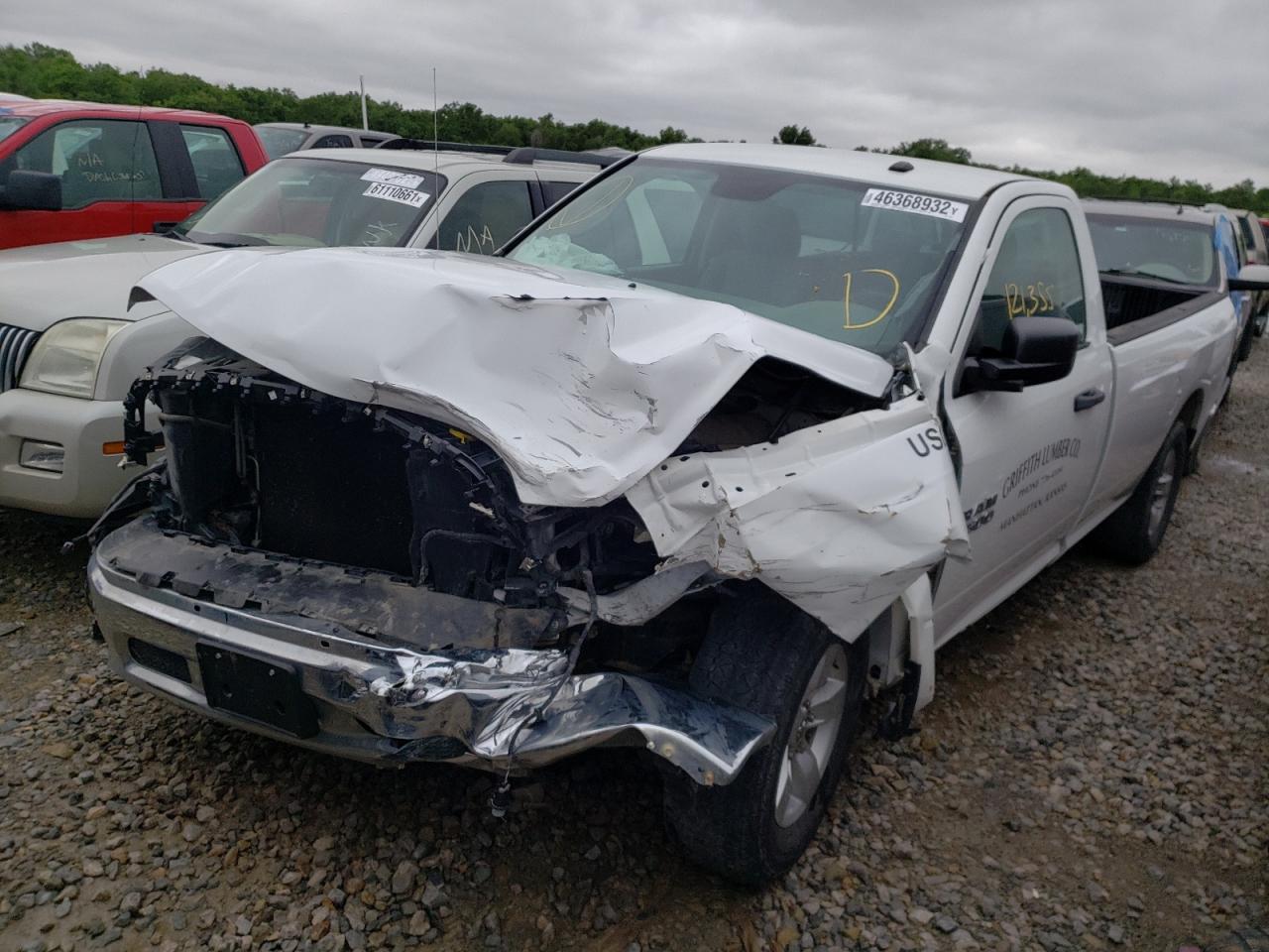 Photo 2 from auction – 2014 RAM 1500 ST with VIN 3C6JR6DT7EG187572