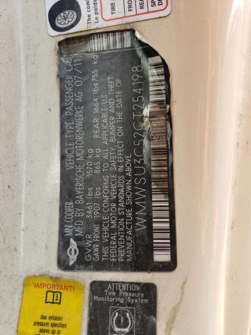 Photo 10 from auction – 2012 MINI COOPER with VIN WMWSU3C52CT254198