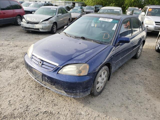 Photo 2 from auction – 2002 HONDA CIVIC EX with VIN JHMES26872S002911