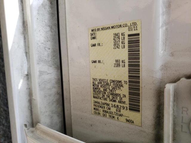 Photo 10 from auction – 2011 NISSAN ALTIMA BAS with VIN 1N4AL2AP9BC168293