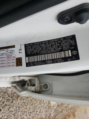 Photo 10 from auction – 2008 TOYOTA PRIUS with VIN JTDKB20U583335573