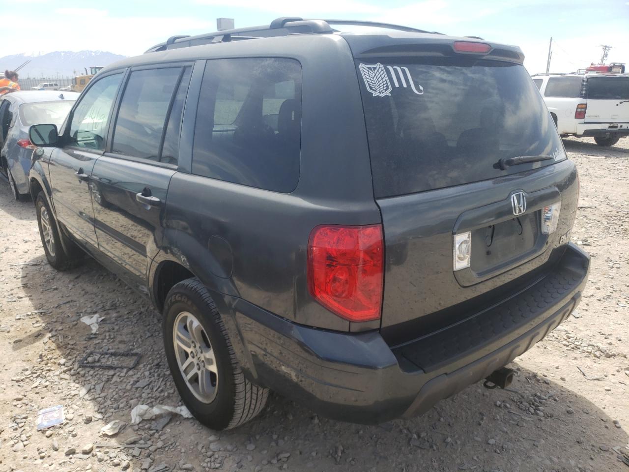 Photo 3 from auction – 2005 HONDA PILOT EX with VIN 2HKYF18465H525685