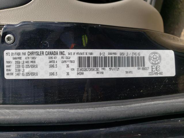 Photo 10 from auction – 2013 DODGE GRAND CARA with VIN 2C4RDGBG7DR501381