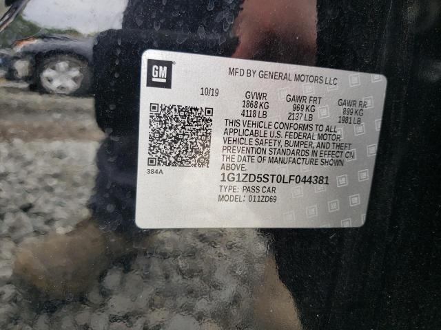 Photo 10 from auction – 2020 CHEVROLET MALIBU LT with VIN 1G1ZD5ST0LF044381