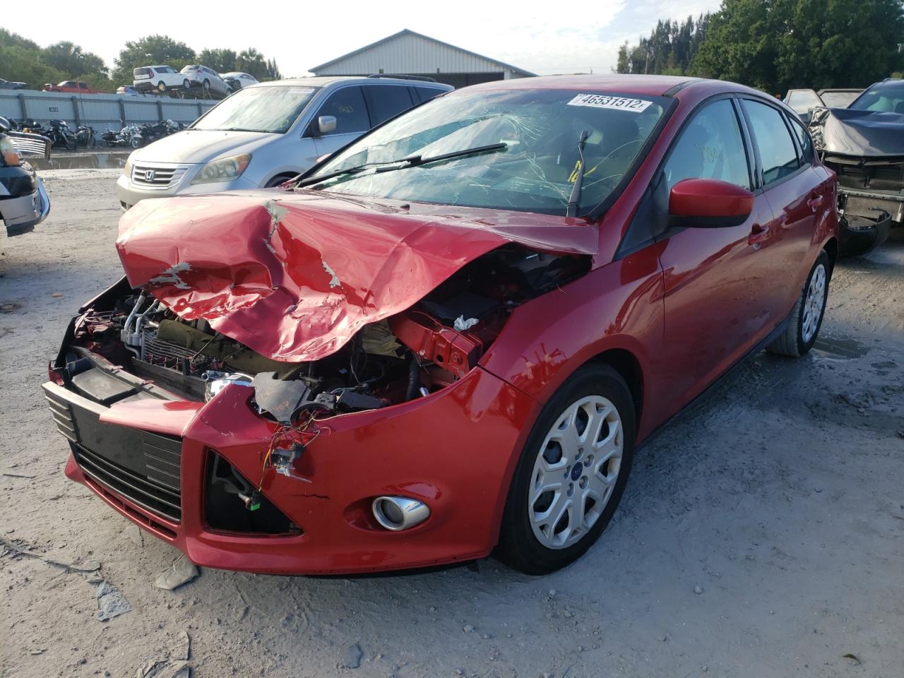 Photo 2 from auction – 2012 FORD FOCUS SE with VIN 1FAHP3K23CL413764