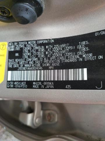 Photo 10 from auction – 2014 TOYOTA HIGHLANDER with VIN JTEEW21A660024346