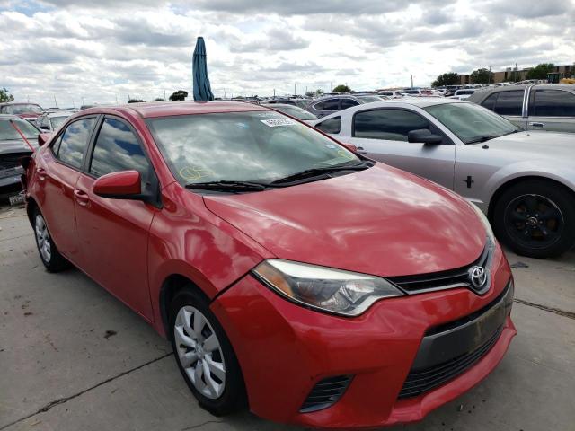 TOYOTA COROLLA L 2015 with VIN 2T1BURHE8FC352940 - Photo from auction