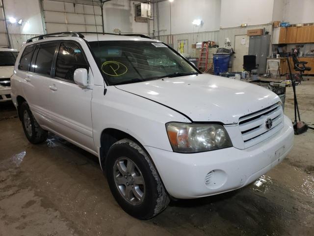 TOYOTA HIGHLANDER 2005 with VIN JTEEP21A650133174 - Photo from auction