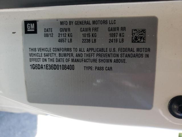 Photo 10 from auction – 2013 CADILLAC CTS with VIN 1G6DA1E36D0108400