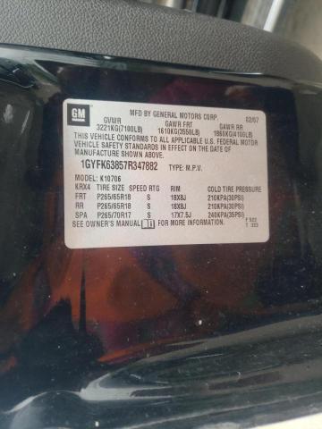 Photo 10 from auction – 2007 CADILLAC ESCALADE L with VIN 1GYFK63857R347882