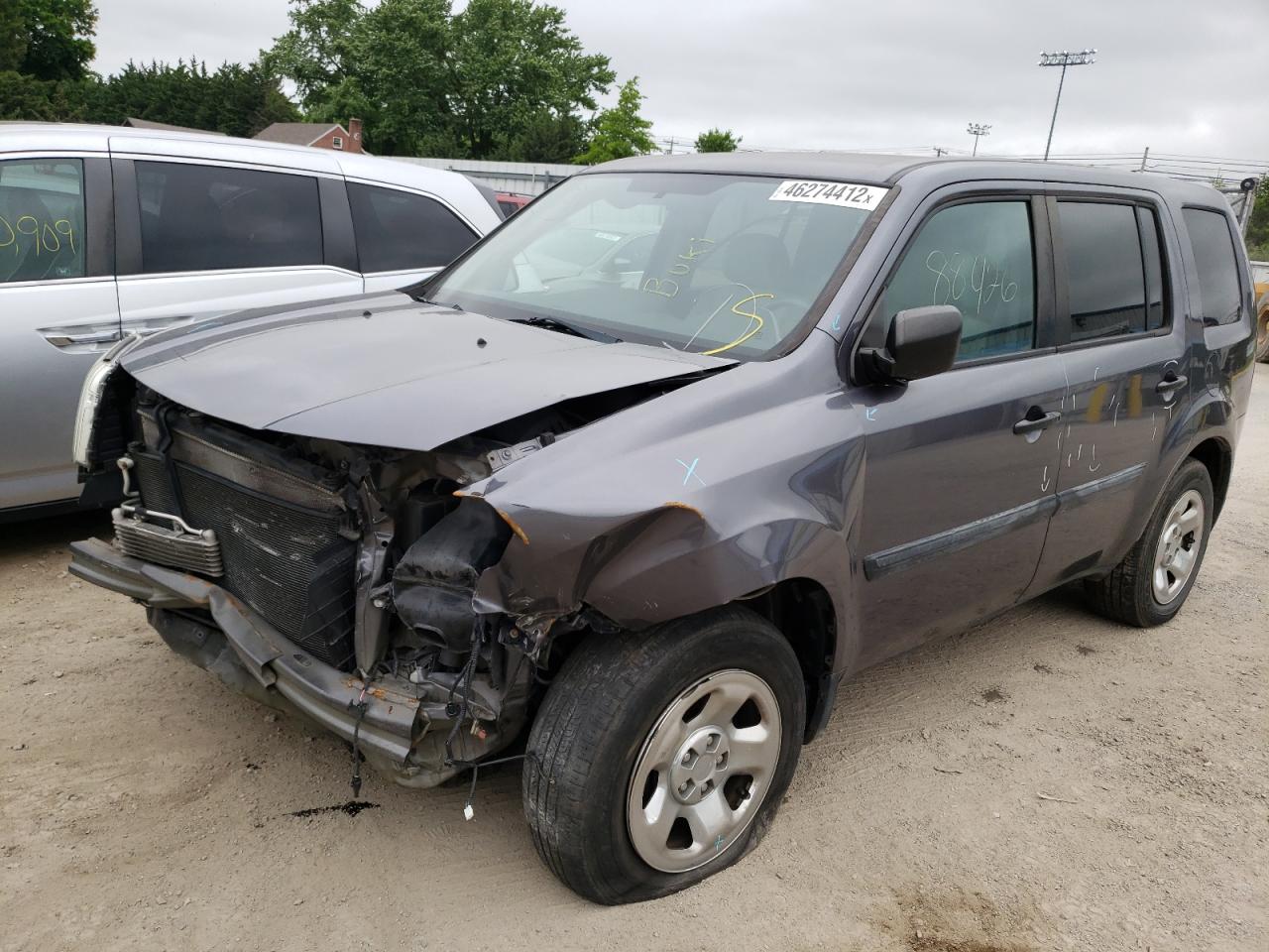Photo 5 from auction – 2015 HONDA PILOT LX with VIN 5FNYF4H20FB028616