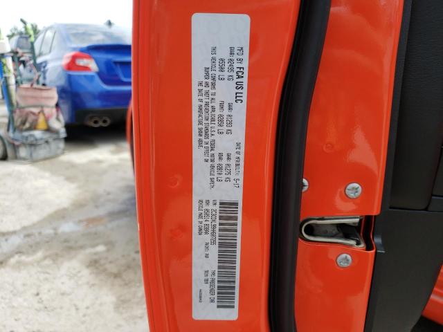 DODGE CHARGER SR 2017 with VIN 2C3CDXL99HH607255 - Photo from auction