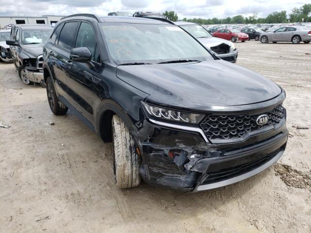 KIA SORENTO S 2021 with VIN 5XYRLDLC8MG054917 - Photo from auction
