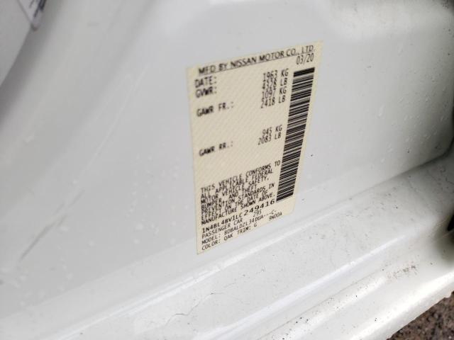 Photo 10 from auction – 2020 NISSAN ALTIMA S with VIN 1N4BL4BV1LC249416