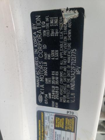 Photo 10 from auction – 2015 KIA SOUL with VIN KNDJN2A22F7121775