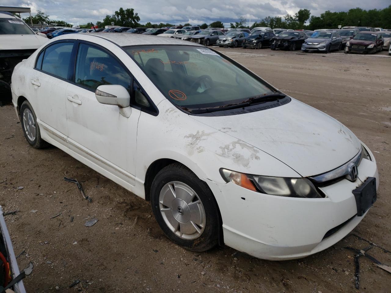 Photo 1 from auction – 2007 HONDA CIVIC HYBR with VIN JHMFA362X7S019685
