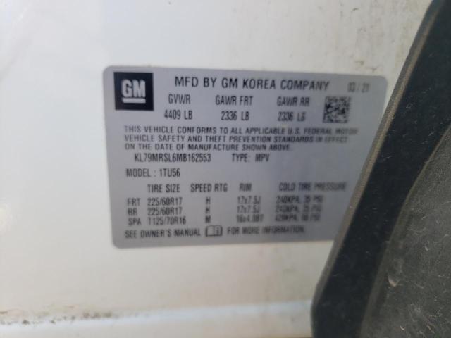 Photo 10 from auction – 2021 CHEVROLET TRAILBLAZE with VIN KL79MRSL6MB162553