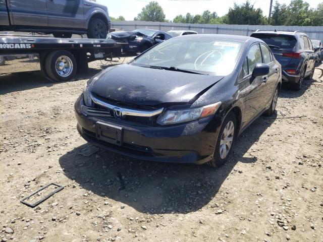 Photo 2 from auction – 2012 HONDA CIVIC LX with VIN 19XFB2F53CE370549