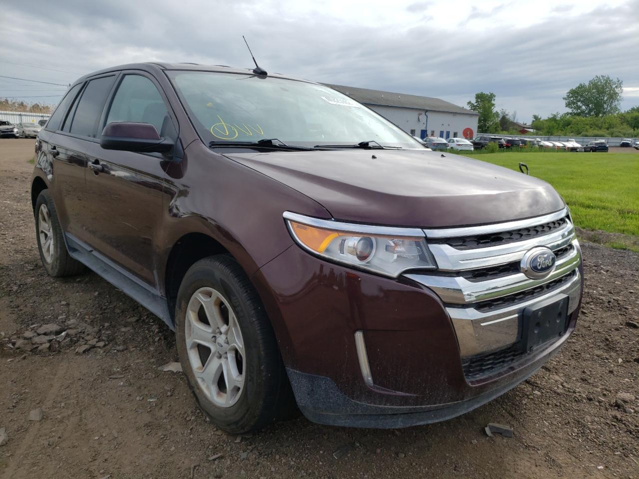 FORD EDGE SEL 2012 with VIN 2FMDK3J91CBA55601 - Photo from auction