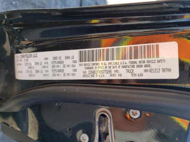 Photo 10 from auction – 2009 DODGE RAM 1500 with VIN 1D3HB13TX9S773205