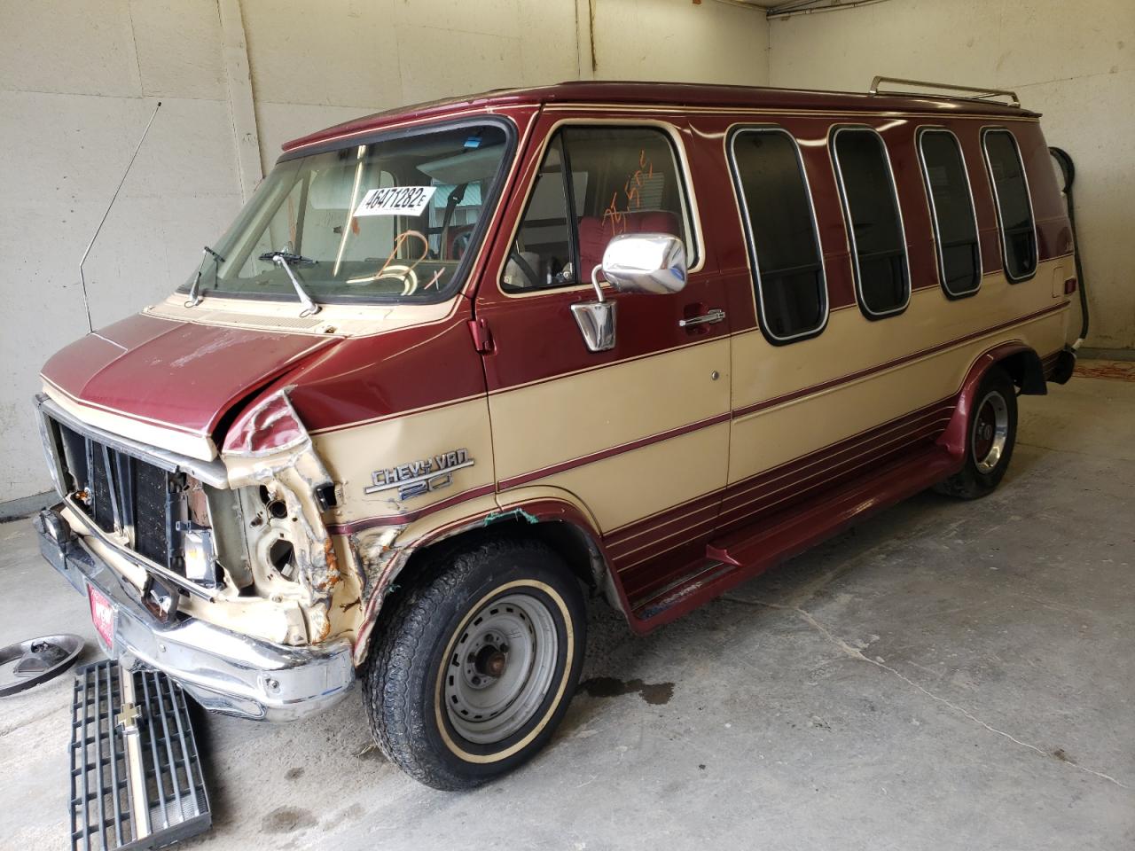 Photo 2 from auction – 1984 CHEVROLET G20 with VIN 1GBEG25H9E7209946