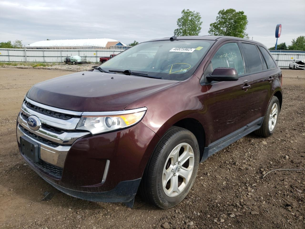 Photo 2 from auction – 2012 FORD EDGE SEL with VIN 2FMDK3J91CBA55601