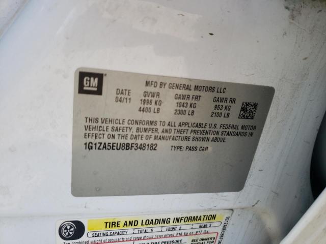 Photo 10 from auction – 2011 CHEVROLET MALIBU LS with VIN 1G1ZA5EU8BF348182