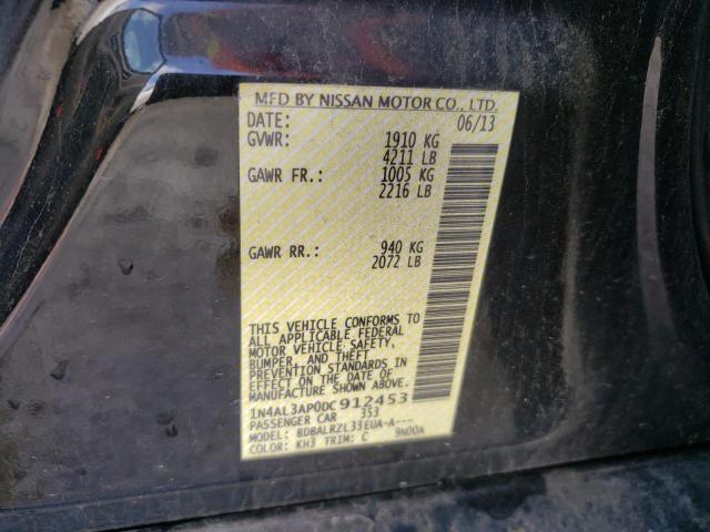 Photo 10 from auction – 2013 NISSAN ALTIMA 2.5 with VIN 1N4AL3AP0DC912453