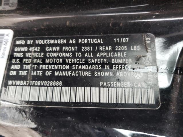 Photo 10 from auction – 2008 VOLKSWAGEN EOS with VIN WVWBA71F08V028686