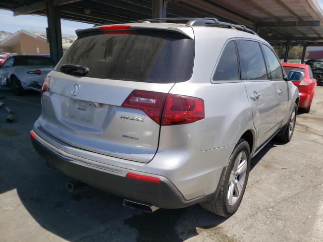Photo 4 from auction – 2011 ACURA MDX TECHNO with VIN 2HNYD2H67BH503514