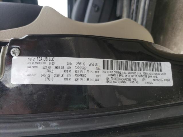 Photo 10 from auction – 2019 DODGE GRAND CARA with VIN 2C4RDGCG4KR742990
