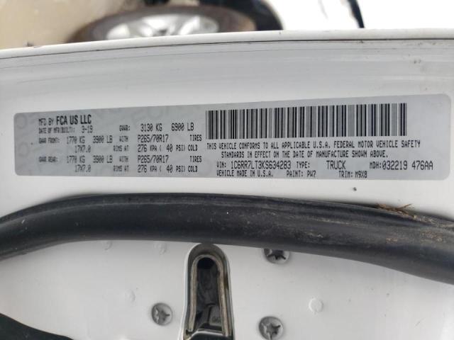 Photo 10 from auction – 2019 RAM 1500 CLASS with VIN 1C6RR7LT3KS634283
