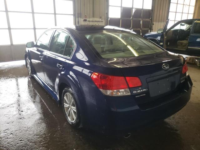 Photo 3 from auction – 2011 SUBARU LEGACY 2.5 with VIN 4S3BMBC69B3249598