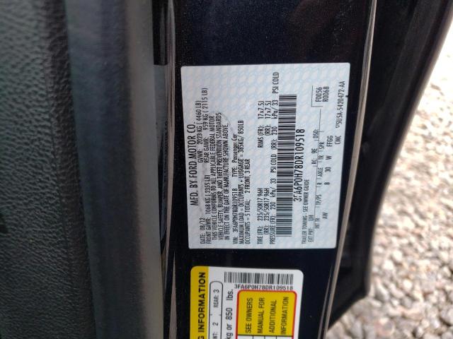 Photo 10 from auction – 2013 FORD FUSION SE with VIN 3FA6P0H78DR109518