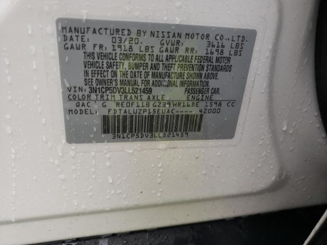 Photo 10 from auction – 2020 NISSAN KICKS SR with VIN 3N1CP5DV3LL521459