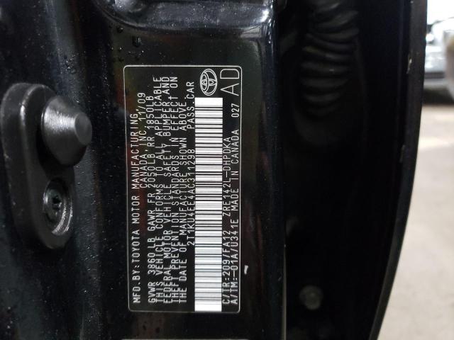 Photo 10 from auction – 2010 TOYOTA MATRIX with VIN 2T1KU4EE4AC311298
