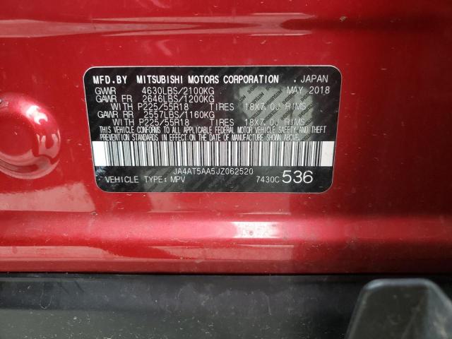 Photo 10 from auction – 2018 MITSUBISHI ECLIPSE CR with VIN JA4AT5AA5JZ062520