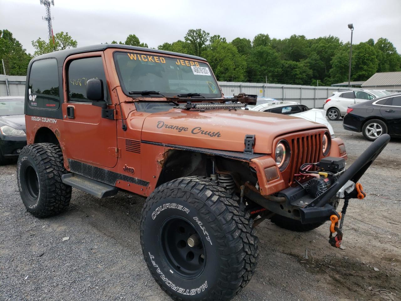 JEEP WRANGLER X 2004 with VIN 1J4FA39S74P790319 - Photo from auction