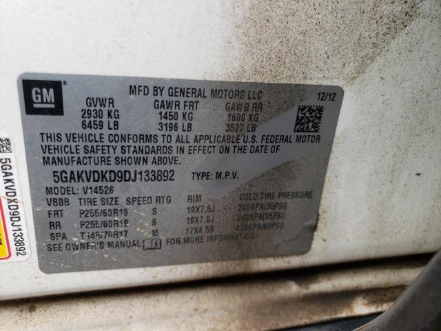 Photo 10 from auction – 2013 BUICK ENCLAVE with VIN 5GAKVDKD9DJ133892
